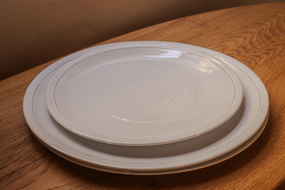 Bastide handmade ceramic dinner plate 8 colors