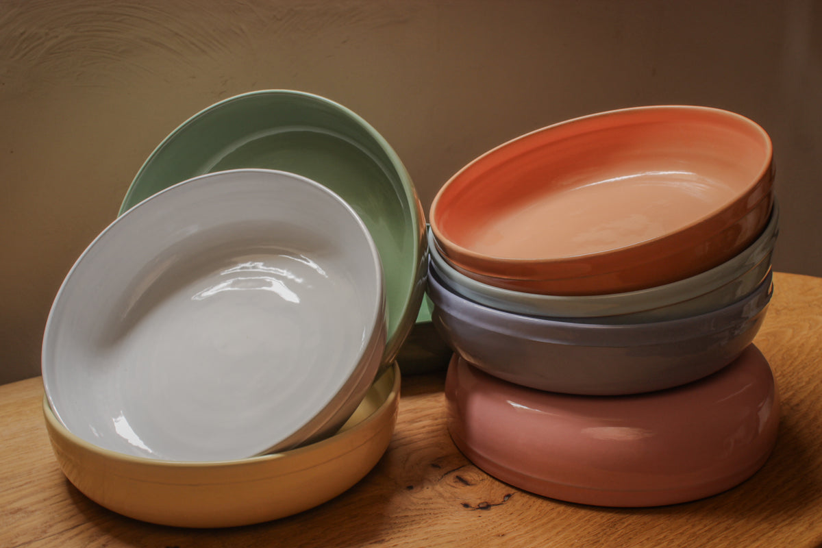 Assiette creuse Bastide en céramique faite main 8 coloris