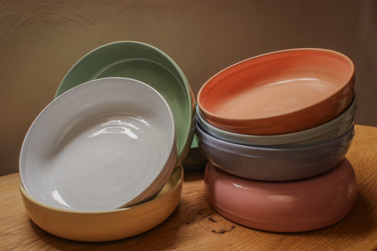 Assiette creuse Bastide en céramique faite main 8 coloris