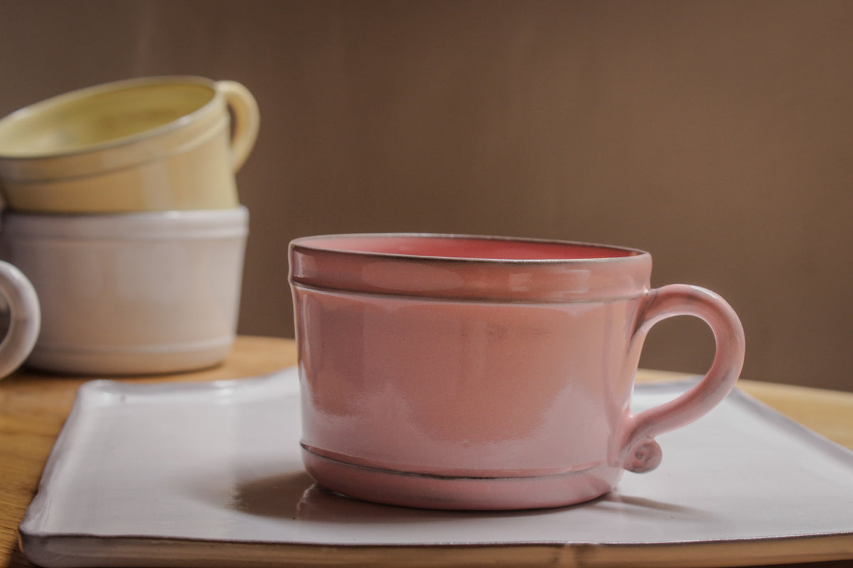 Tasse chocolat thé café Bastide en céramique fait main 8 coloris