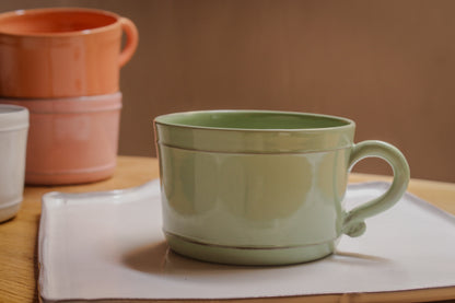 Tasse chocolat thé café Bastide en céramique fait main 8 coloris
