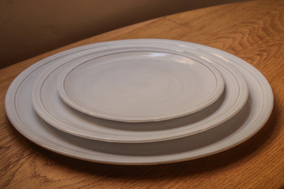 Bastide handmade ceramic dinner plate 8 colors