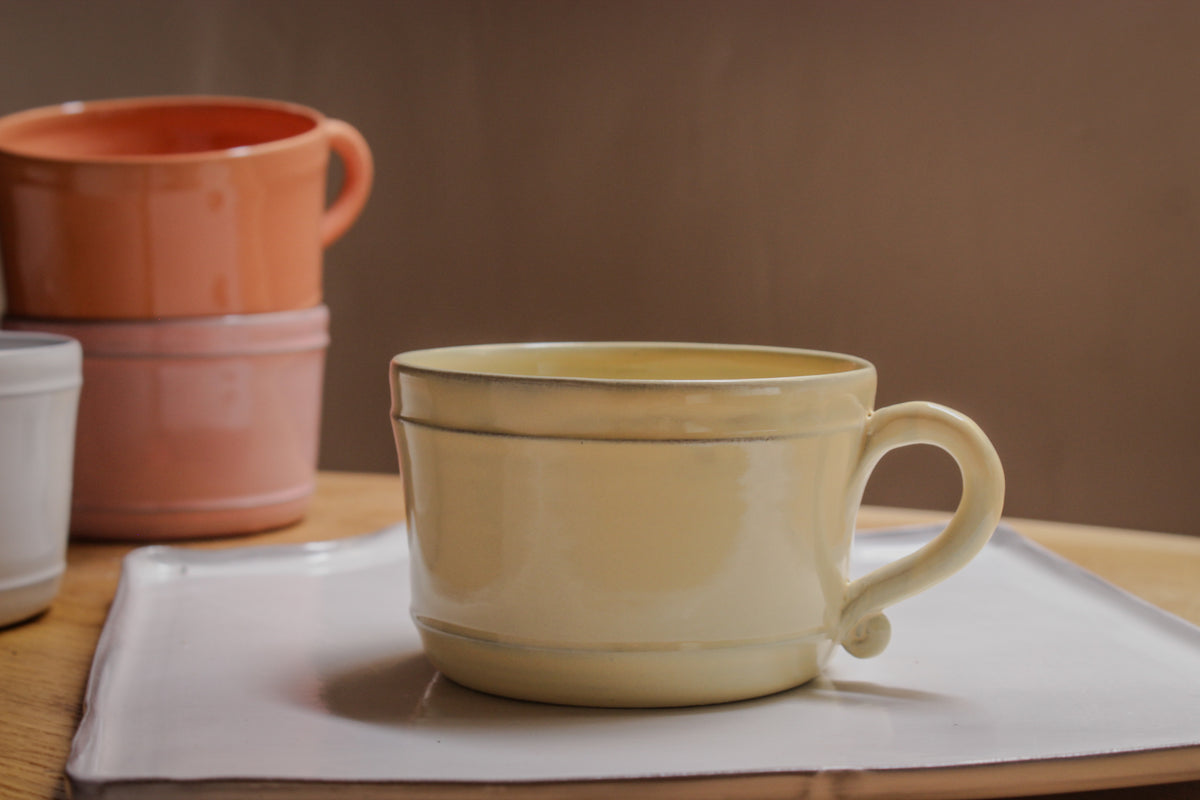 Tasse chocolat thé café Bastide en céramique fait main 8 coloris