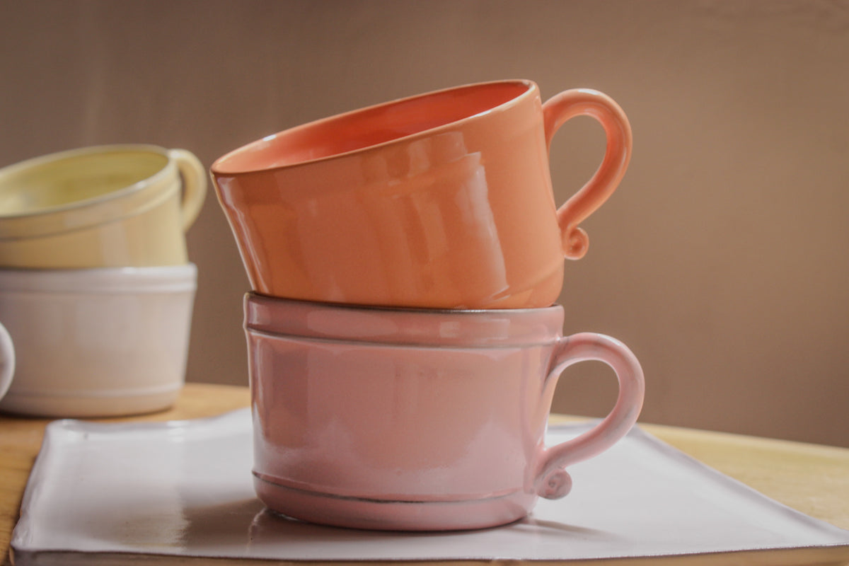 Tasse chocolat thé café Bastide en céramique fait main 8 coloris