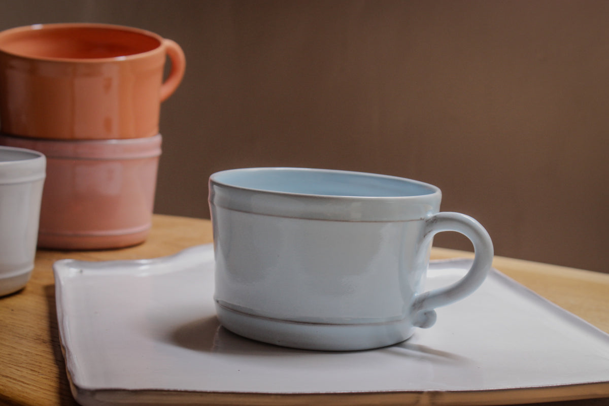 Tasse chocolat thé café Bastide en céramique fait main 8 coloris