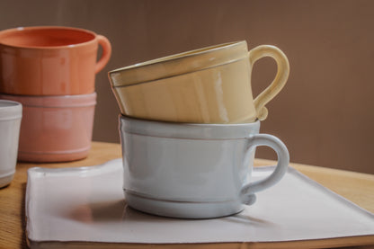 Tasse chocolat thé café Bastide en céramique fait main 8 coloris