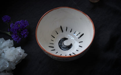 Bol Lune Enchanté en Céramique - Fait main - Sorcellerie et Magie