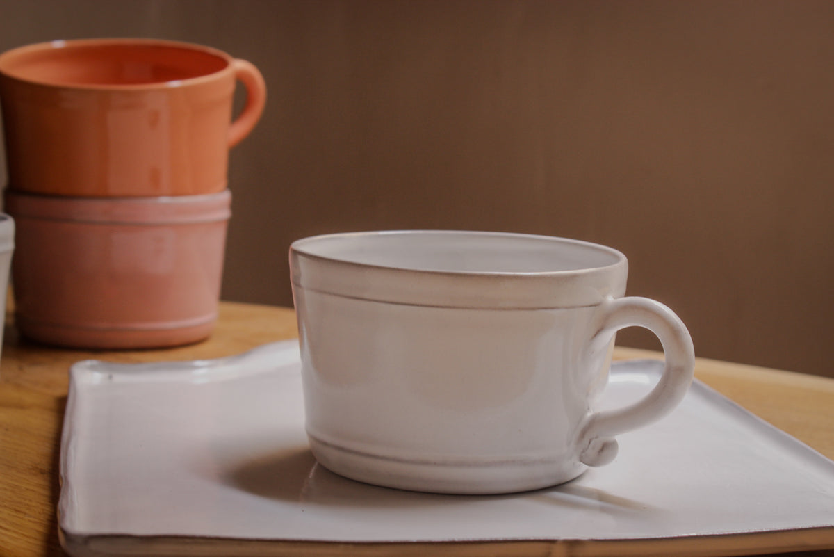 Tasse chocolat thé café Bastide en céramique fait main 8 coloris