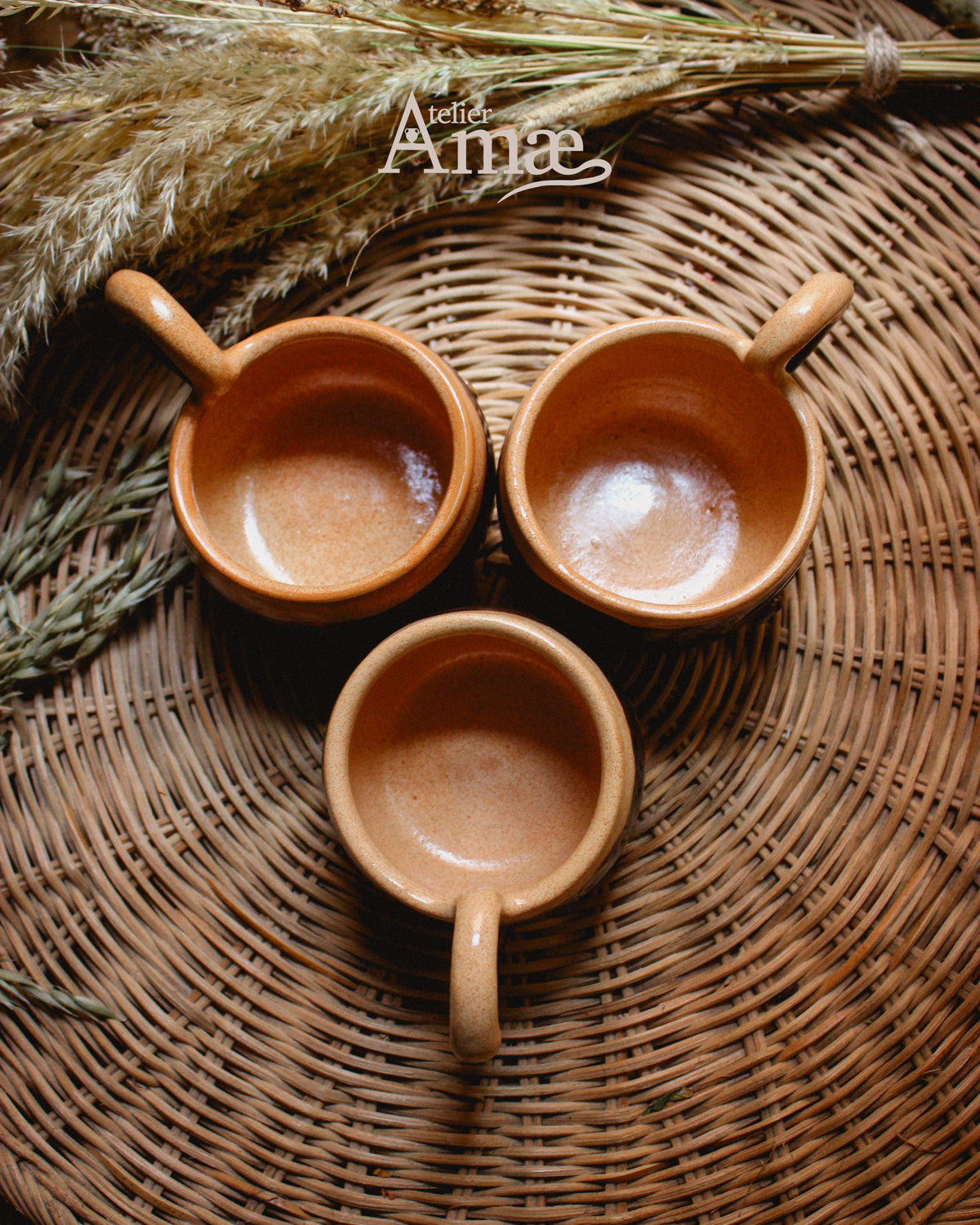 Tasse incrustée de la rune Fehu et sa Spirale