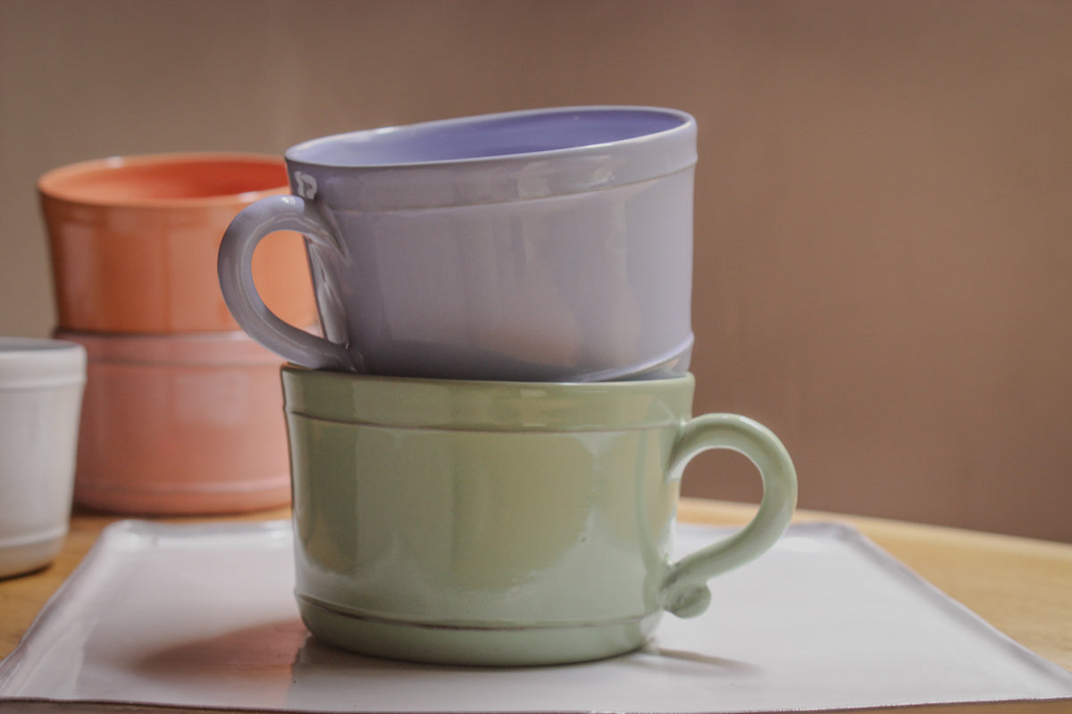 Tasse chocolat thé café Bastide en céramique fait main 8 coloris
