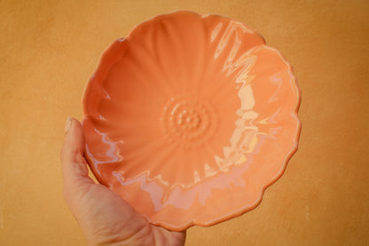 Coupelle en forme de fleur Pivoine en céramique faite main, 5 couleurs, cadeau décoration