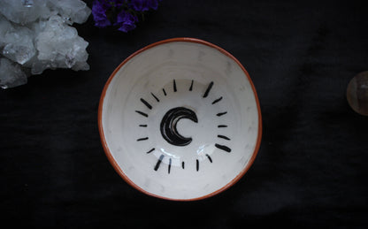 Bol Lune Enchanté en Céramique - Fait main - Sorcellerie et Magie