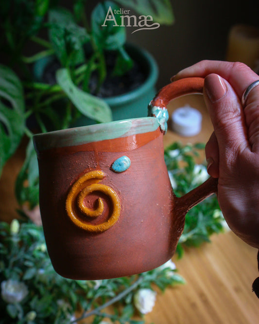 Mug Déesse Mère – Cœur Spiralé
