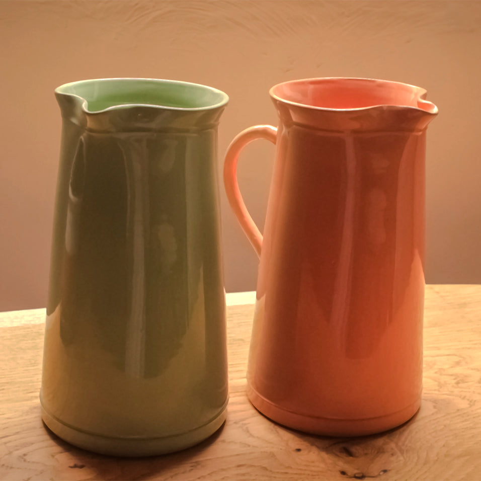 Pichet en céramique artisanal 1L ou 33cl - 8 couleurs - Vallauris -