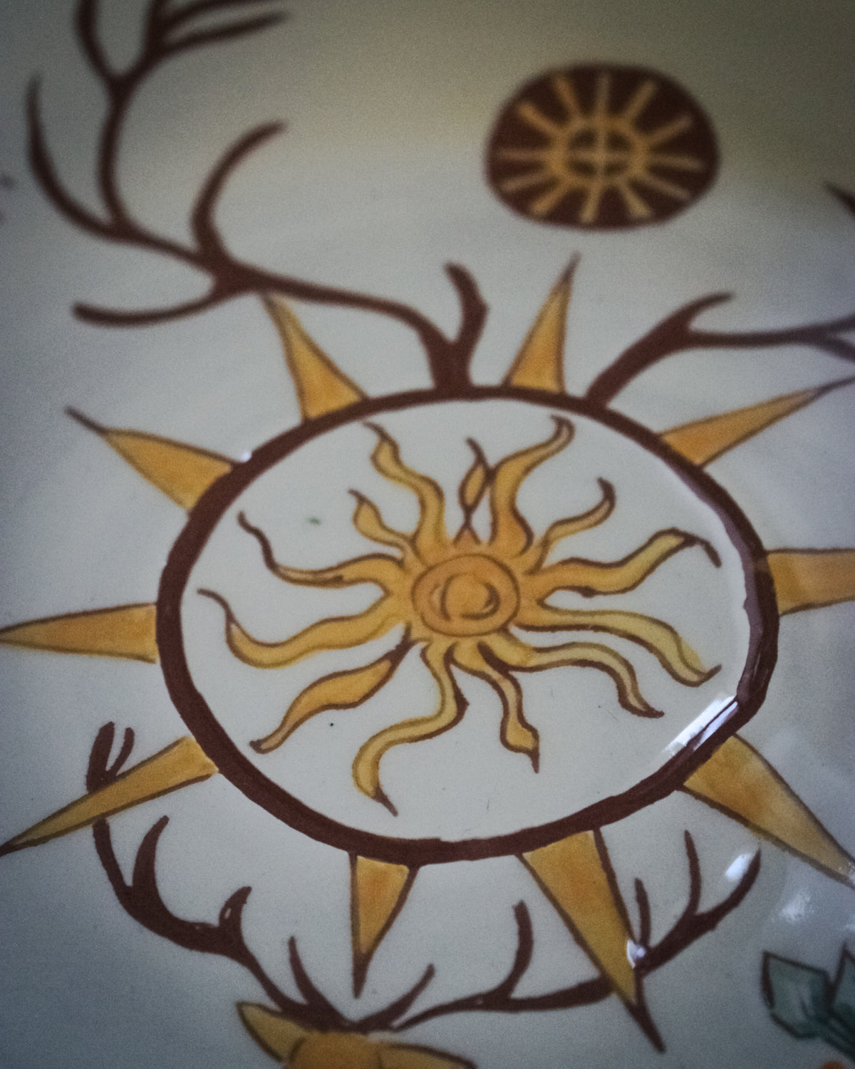 Grand Plat Imbolc Cerf - accroche murale