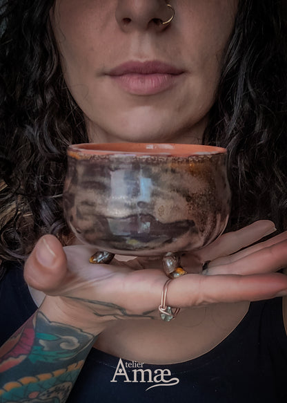 Tasse Mini Chaudron Obscurial en céramique - Artisanal et Magique