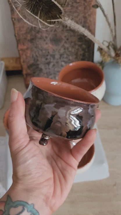 Tasse Mini Chaudron Obscurial en céramique - Artisanal et Magique