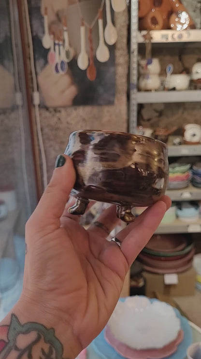 Tasse Mini Chaudron Obscurial en céramique - Artisanal et Magique