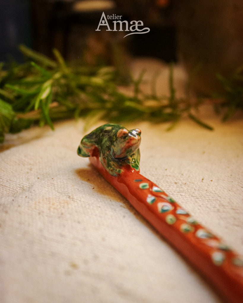 Cuillère Grenouille des marais